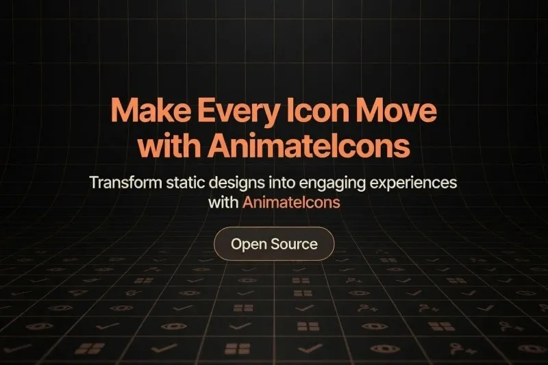 Free open-source animated icon library for React (shadcn compatible)